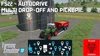 MULTI DROP-OFF and PICKUP | Autodrive | FS22