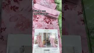 NEW BRAND LOUNCH ALHAMDULLAH ️ MTJ TARIQ JAMEEL 3 PIECE LAWN COLLECTION  ORIGINAL STOKE ORDERNOW