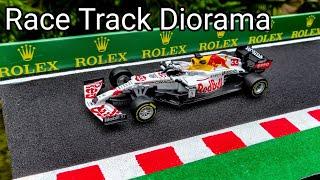 DIY GT F1 Race Track Diorama for diecast scale models | Easy Build