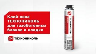 Клей-пена ТЕХНОНИКОЛЬ для газобетонных блоков и кладки