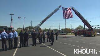 CyFair firefighter Hugo Guevara honored with procession to funeral home