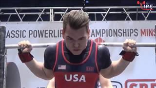 Taylor Atwood - 733kg 2nd Place 74kg - IPF World Classic Powerlifting Championships 2017