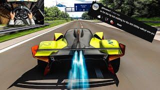 CRAZT FAST 598,00HP Aston Martin Valkyrie AMR Pro - Assetto Corsa | Moza R9