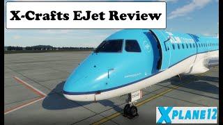 X-Crafts E-Jets (updated VNAV) Full review - X-Plane 12 - route in description