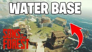 How To Build Water Base In Sons Of The Forest | The Forest 2 Island Base Tutorial