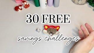 Frugal Friday mini savings challenges • Low Income • 30 Free Printable Challenges • Save with Me