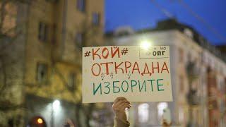 В София се проведе протест и шествие за законността на изборите