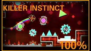 "KILLER INSTINCT" 100% (all coins) By Gusearth | Geometry Dash [2.11]