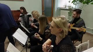 "Нашей школе-95" народный ансамбль "Бурлеска"
