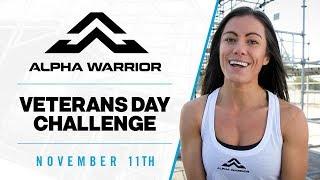 Alpha Warrior - Veteran's Day Challenge Announcement