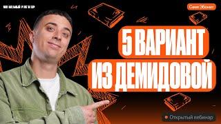 5й Вариант из Демидовой | ЕГЭ по физике 2024 | Саня Эбонит