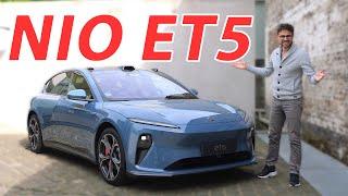 Nio ET5 EV sedan driving REVIEW