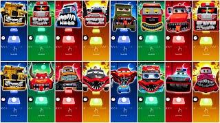 Lightning McQueen Eater & All Disney Pixar Cars Coffin Dance Megamix - Tiles Hop Game