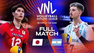 Japan's Epic Victory!  Japan vs. Argentina - Full Match | Men's VNL 2023