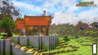 شروع دنیای Minecraft من برای همیشه | دنیای بقای شرام شماره 1