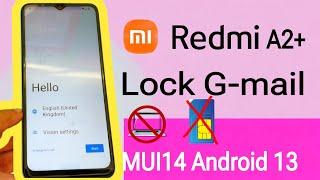 how to bypass Google account Redmi A2+ [ By bankmobilelaos ]