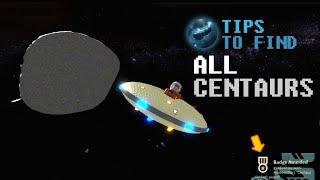 Tips to find ALL CENTAURS(BADGE Centaur Seeker) in SPACE SIMULATOR Roblox