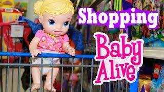 Baby Alive GOES SHOPPING w AllToyCollector's Baby