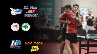 The Big One Is On  Olympiacos vs Panathinaikos Table Tennis 24h Madness!   🟥 🟩