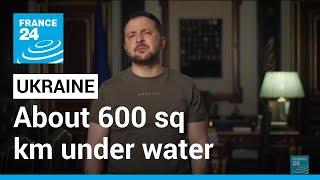 About 600 sq km of Ukraine's Kherson region under water after dam destroyed • FRANCE 24 English