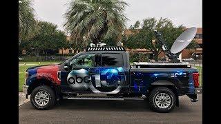 Satellite+Cellular Truck for NewsGathering (KTRK Maverick-LiveU pickup)