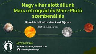 Nagy vihar előtt állunk - Mars retrográd és Mars-Plútó szembenállás - Októberi előrejelzés