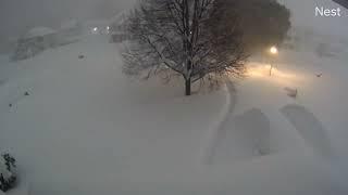 6 FEET OF SNOW TIMELAPSE!