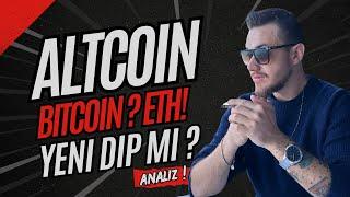 ️ Kripto Piyasasında Kırmızı Alarm! Altcoinler İçin Yeni Dip mi? Bitcoin ve Ethereum !