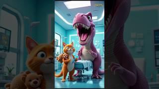 ️ Evolution of T-Rex: Laughing at Dr. Cat’s Jokes  #cat #cute #love #shorts