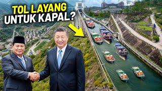 INDONESIA TAK MAU KALAH! Siap Tiru Raja Infrastruktur China, Jalan Layang & Lift Kapal Laut ke IKN