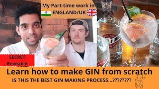 How GIN is made in ENGLAND/UK| GIN Making process from scratch| GIN cocktails