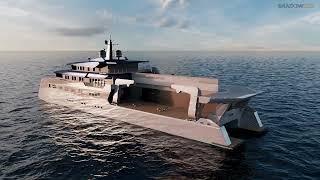 Shadowcat Unveils Groundbreaking Support and Expedition Vessel Concept at Monaco Yacht Show 2024