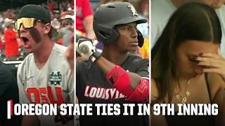 WILD ENDING  Louisville survive Oregon State's 9th-inning comeback surge  | ESPN College Baseball
