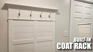 Wall Coat Rack - Built-in Coat Rack