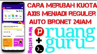 Cara ubah paket Ruang guru axis jadi kuota reguler fasth konek terbaru 2020