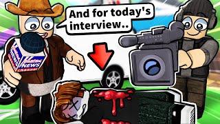 I became a Roblox news reporter…