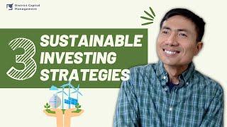 Sustainable Investing Explained! (ESG, SRI, socially responsible)