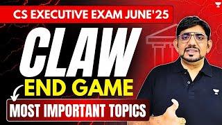 COMPANY LAW END GAME MOST IMPORTANT TOPICS June'25 exams