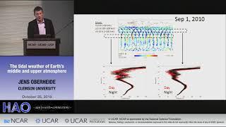 Jens Oberheide | Clemson University | The Tidal weather of Earth's middle and upper atmosphere