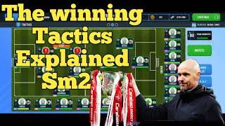 The best Sm23 Formation and Tactics Explained.#sm23 #soccermanager2023 #trending