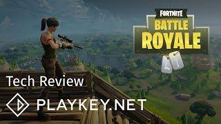 Fortnite Battle Royale gameplay at FullHD 60fps via Playkey.net