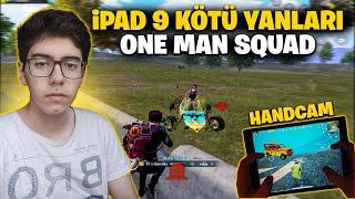 İPAD 9.NESİL KÖTÜ YANLARI ! EFSANE AWM VURUŞU ! PUBG MOBİLE ONE MAN SQUAD HANDCAM