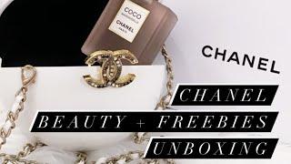 CHANEL BEAUTY + FREEBIES UNBOXING | First time ordering from Chanel online | Designer eyebags