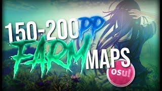 osu! | 150 - 200pp | 5 EASY DT Farm Maps In osu!! #1