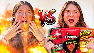 My Sister VS World's SPICIEST Food! *Bad Idea*