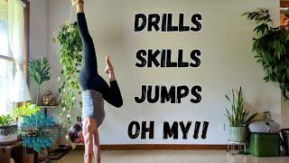 Drill, Skill, Jump to Handstand!