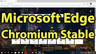 How to Download & install Microsoft Edge Chromium Stable Version