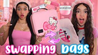 SWAPPING MAKEUP/SKINCARE BAGS WITH MY SISTER!