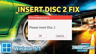 INSERT DISC 2 FIX ON NEED FOR SPEED: UNDERGROUND 2 | Winlator 5.1