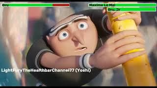 Despicable Me 4 (2024) Final Battle with healthbars